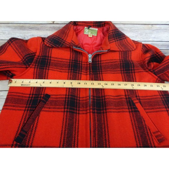 JCPenny Hunting Apparel Jacket Moth Hole Size 40 - Picture 6 of 12